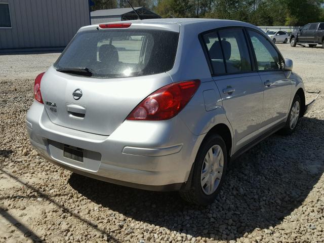 3N1BC1CP4BL506440 - 2011 NISSAN VERSA S SILVER photo 4