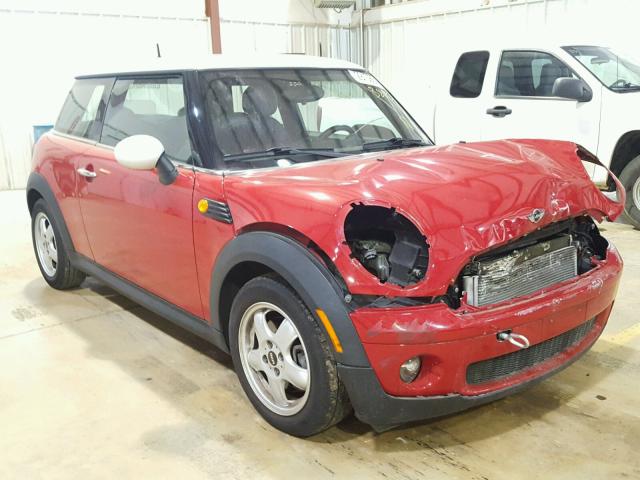 WMWMF3C54ATZ23863 - 2010 MINI COOPER RED photo 1