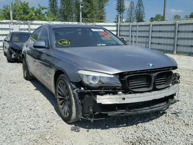 WBAKC6C53CDX99373 - 2012 BMW 750I XDRIV GRAY photo 1