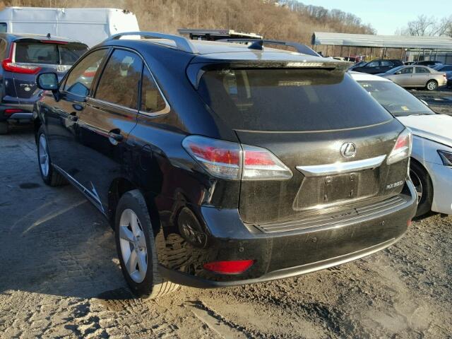 2T2BK1BA3FC263799 - 2015 LEXUS RX 350 BLACK photo 3