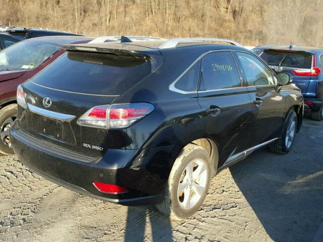 2T2BK1BA3FC263799 - 2015 LEXUS RX 350 BLACK photo 4