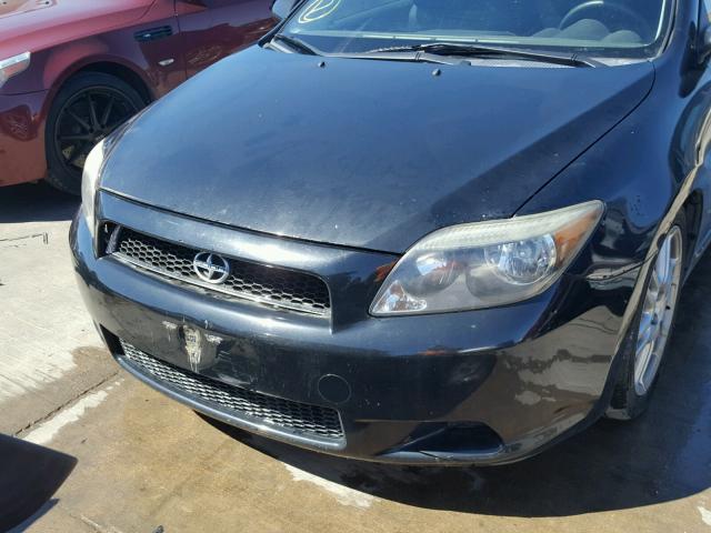 JTKDE167650061947 - 2005 TOYOTA SCION TC BLACK photo 9