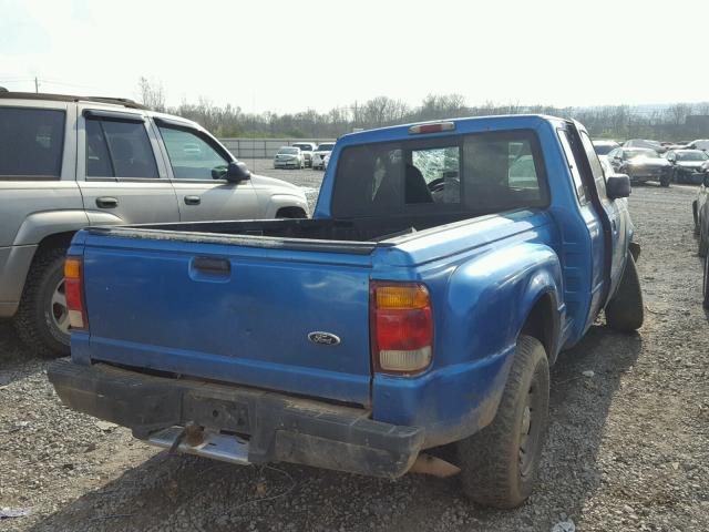 1FTYR14U6WPA45679 - 1998 FORD RANGER SUP BLUE photo 4