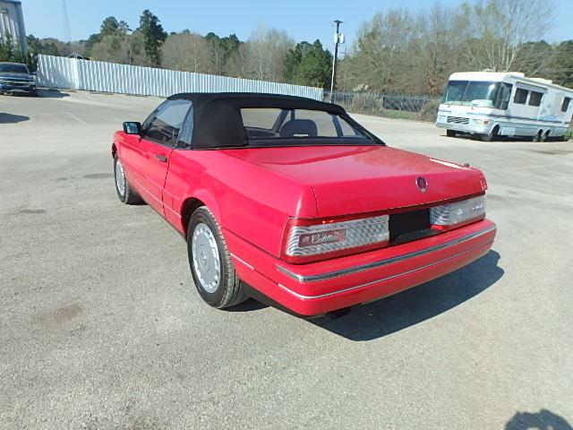 1G6VS3389LU126201 - 1990 CADILLAC ALLANTE RED photo 3