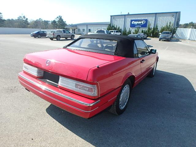 1G6VS3389LU126201 - 1990 CADILLAC ALLANTE RED photo 4