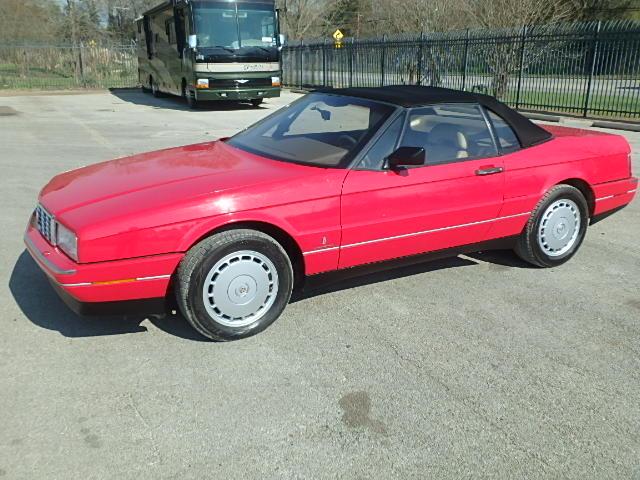 1G6VS3389LU126201 - 1990 CADILLAC ALLANTE RED photo 9