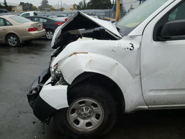 1N6BD0CT7CC420356 - 2012 NISSAN FRONTIER S WHITE photo 9