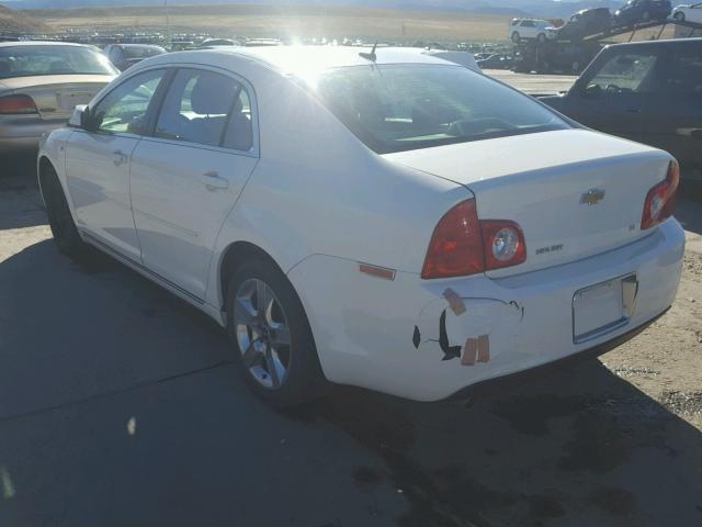 1G1ZH57B68F288676 - 2008 CHEVROLET MALIBU 1LT WHITE photo 3