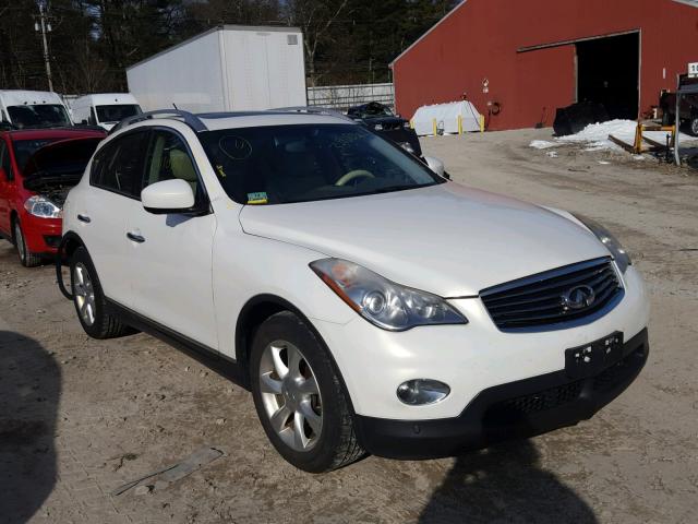 JN1AJ0HR0AM752038 - 2010 INFINITI EX35 BASE WHITE photo 1