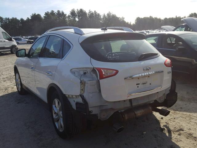 JN1AJ0HR0AM752038 - 2010 INFINITI EX35 BASE WHITE photo 3