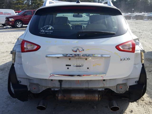 JN1AJ0HR0AM752038 - 2010 INFINITI EX35 BASE WHITE photo 9