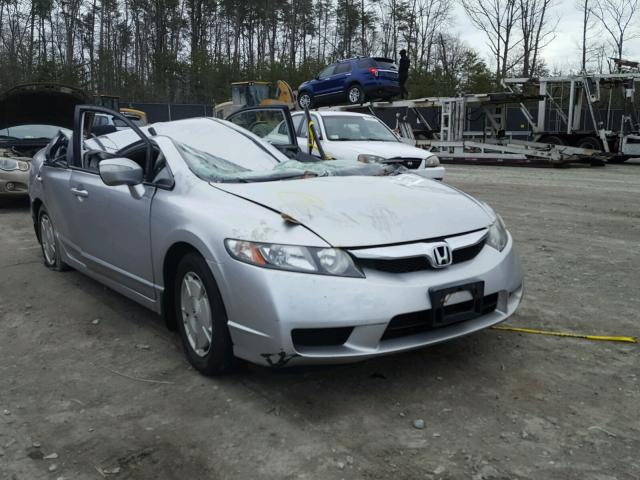 JHMFA3F20BS000927 - 2011 HONDA CIVIC HYBR GRAY photo 1