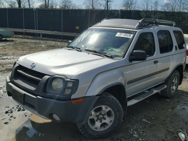 5N1ED28T42C593282 - 2002 NISSAN XTERRA XE SILVER photo 2