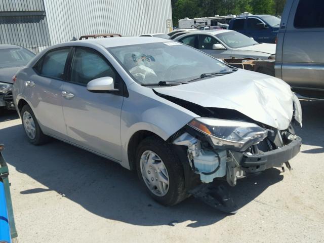 2T1BURHEXEC074654 - 2014 TOYOTA COROLLA L SILVER photo 1