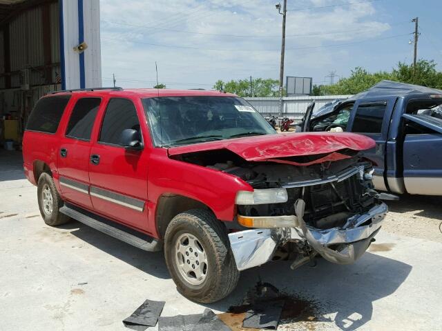 1GNFK16Z55R206344 - 2005 CHEVROLET SUBURBAN RED photo 1