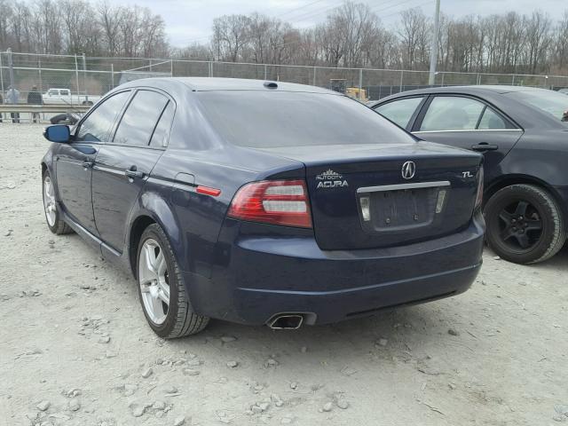 19UUA662X8A025215 - 2008 ACURA TL BLUE photo 3