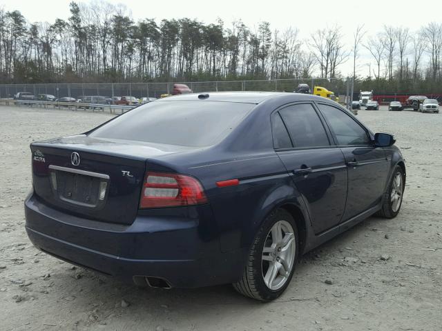 19UUA662X8A025215 - 2008 ACURA TL BLUE photo 4