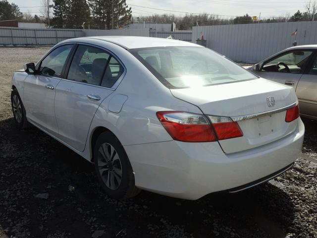 1HGCR2F36EA206216 - 2014 HONDA ACCORD LX WHITE photo 3