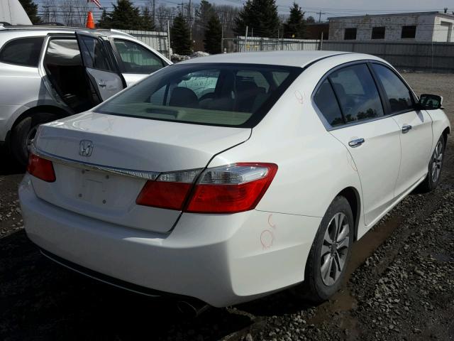 1HGCR2F36EA206216 - 2014 HONDA ACCORD LX WHITE photo 4