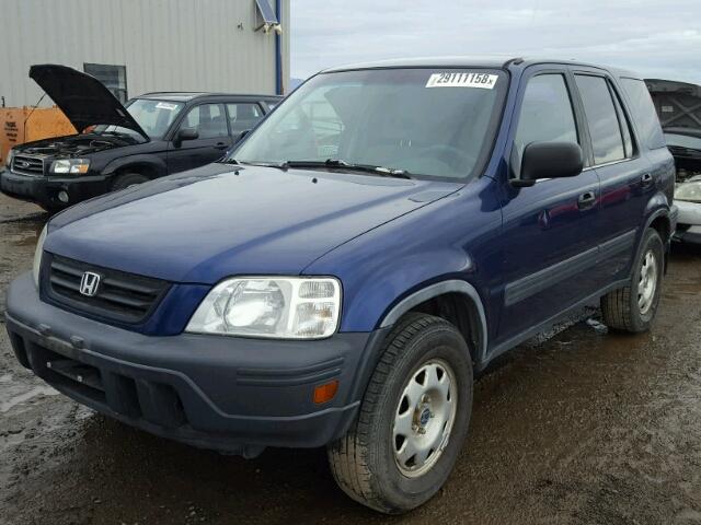 JHLRD1849WC080692 - 1998 HONDA CR-V LX BLUE photo 2