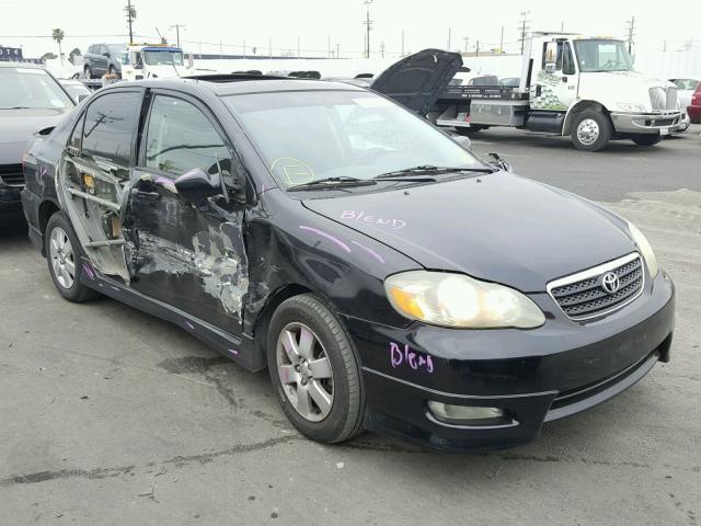 1NXBR32E25Z516476 - 2005 TOYOTA COROLLA CE BLACK photo 1