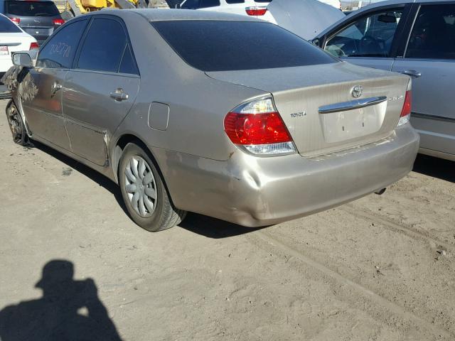 4T1BE32K15U556078 - 2005 TOYOTA CAMRY LE BURN photo 3