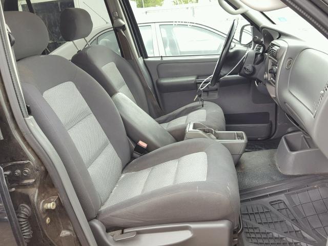 1FMZU67K85UB94715 - 2005 FORD EXPLORER S BLACK photo 5
