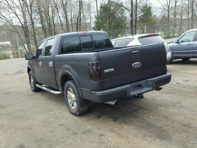 1FTPW14575FA88722 - 2005 FORD F150 SUPER BLACK photo 3