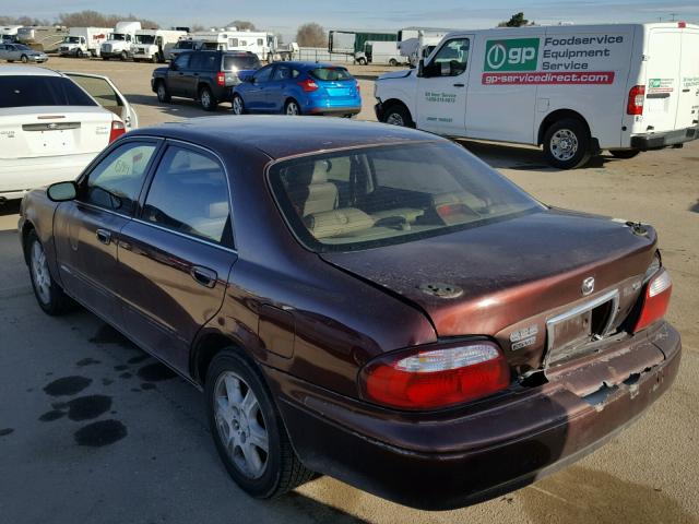 1YVGF22F6Y5155106 - 2000 MAZDA 626 ES PURPLE photo 3