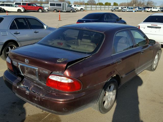 1YVGF22F6Y5155106 - 2000 MAZDA 626 ES PURPLE photo 4