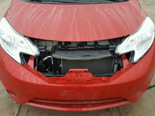 3N1CE2CP1EL364377 - 2014 NISSAN VERSA NOTE RED photo 9