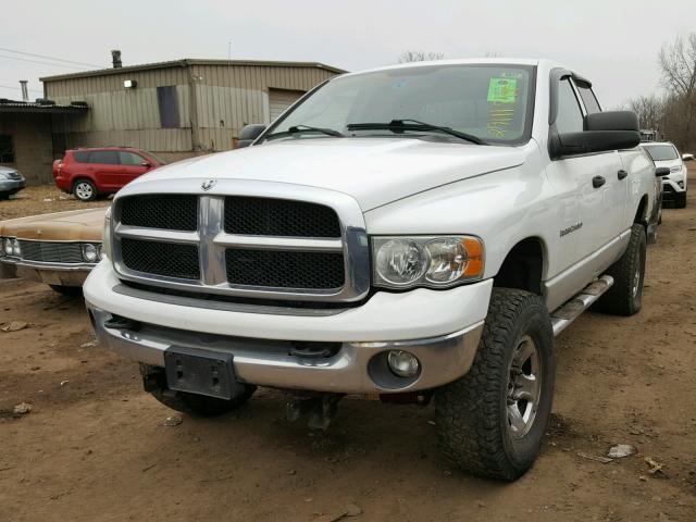 1D7KU28D54J256026 - 2004 DODGE RAM 2500 S WHITE photo 2