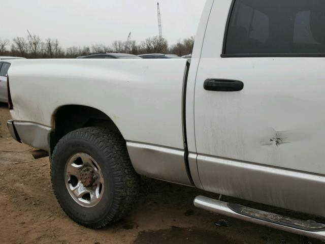 1D7KU28D54J256026 - 2004 DODGE RAM 2500 S WHITE photo 9