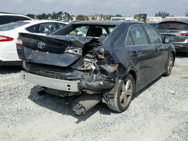 4T1BF1FK8DU718931 - 2013 TOYOTA CAMRY L GRAY photo 4