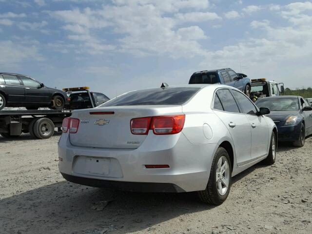 1G11B5SA3DF189689 - 2013 CHEVROLET MALIBU LS 银色 照片 4