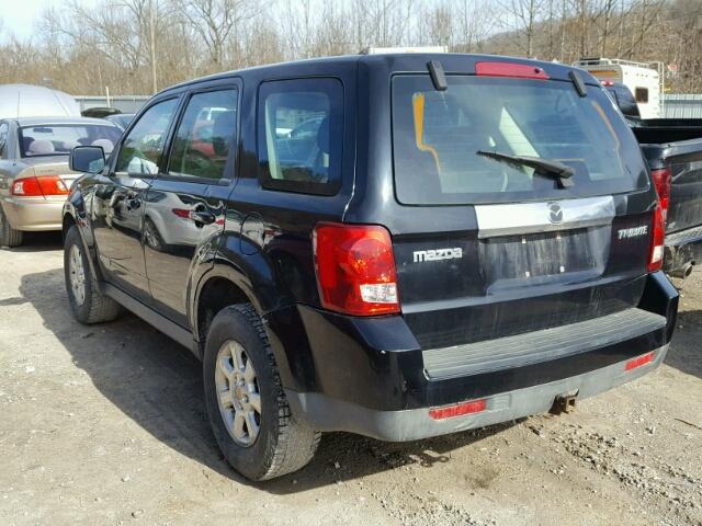 4F2CZ96198KM17690 - 2008 MAZDA TRIBUTE S BLACK photo 3