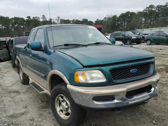 1FTDX18W1VKD18653 - 1997 FORD F150 GREEN photo 1