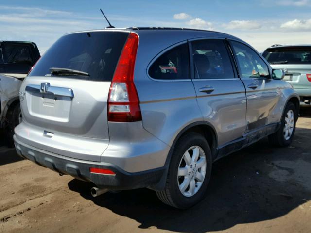 JHLRE48758C064730 - 2008 HONDA CR-V EXL GRAY photo 4