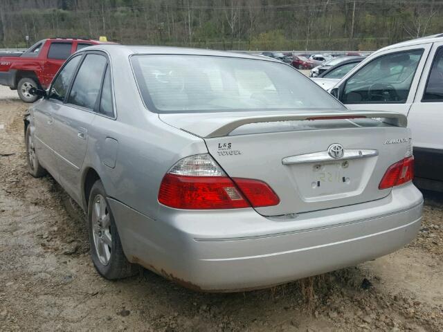 4T1BF28B43U299459 - 2003 TOYOTA AVALON XL SILVER photo 3