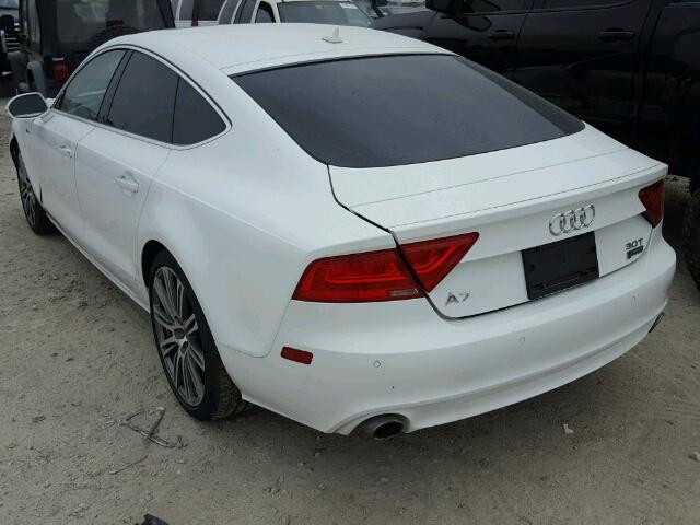 WAUYGAFC9DN059091 - 2013 AUDI A7 PREMIUM WHITE photo 3