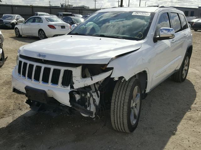 1C4RJFBG6EC325310 - 2014 JEEP GRAND CHER WHITE photo 2