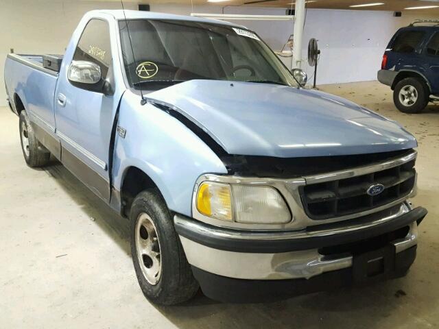 1FTDF1769VNC70452 - 1997 FORD F150 BLUE photo 1