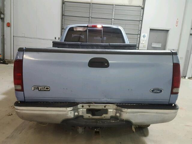 1FTDF1769VNC70452 - 1997 FORD F150 BLUE photo 6