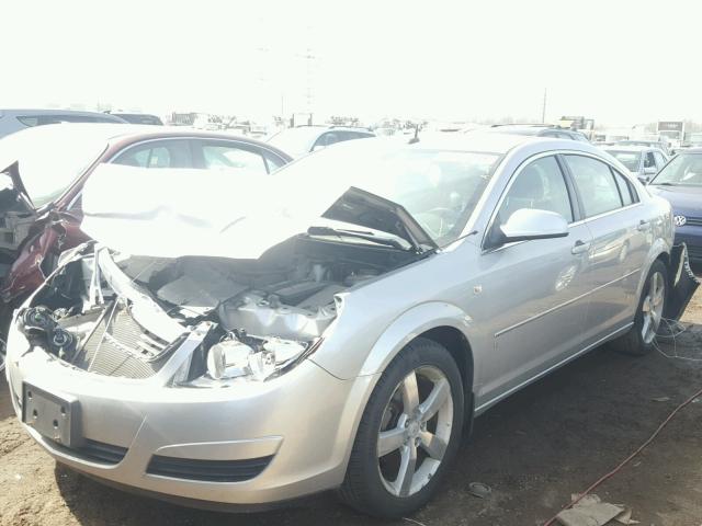 1G8ZS57N57F306838 - 2007 SATURN AURA XE SILVER photo 2