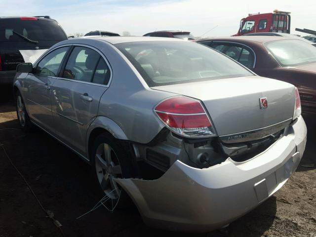 1G8ZS57N57F306838 - 2007 SATURN AURA XE SILVER photo 3