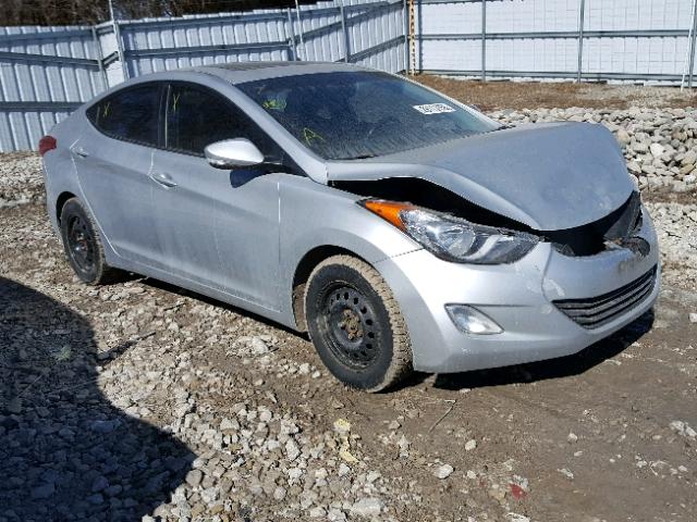 5NPDH4AEXBH008494 - 2011 HYUNDAI ELANTRA GL SILVER photo 1