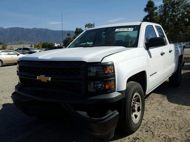 1GCRCPEH2FZ393736 - 2015 CHEVROLET SILVERADO WHITE photo 2