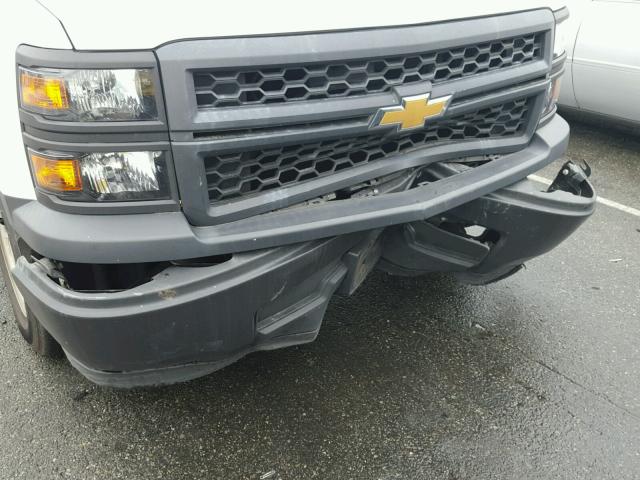 1GCRCPEH2FZ393736 - 2015 CHEVROLET SILVERADO WHITE photo 9