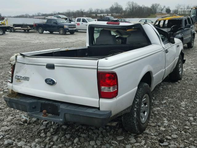 1FTYR10D86PA56835 - 2006 FORD RANGER WHITE photo 4