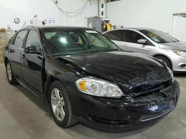 2G1WG5E32C1220165 - 2012 CHEVROLET IMPALA LT BLACK photo 1